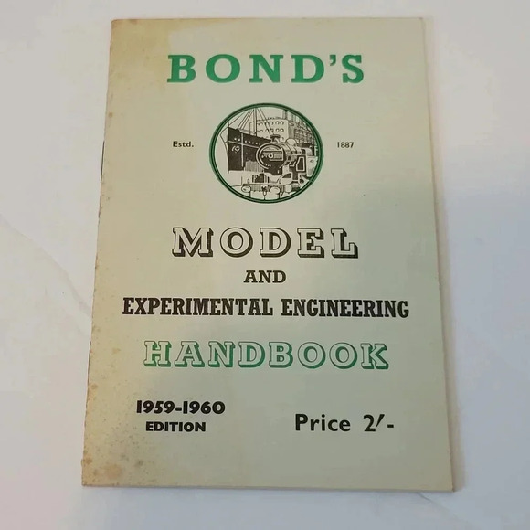 Bond's Model and Experimental Engineering Handbook 1959-1960 Railroad Catalog - Picture 1 of 3